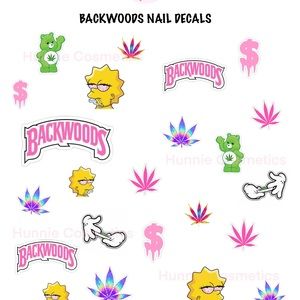 Backwoods Nail decals